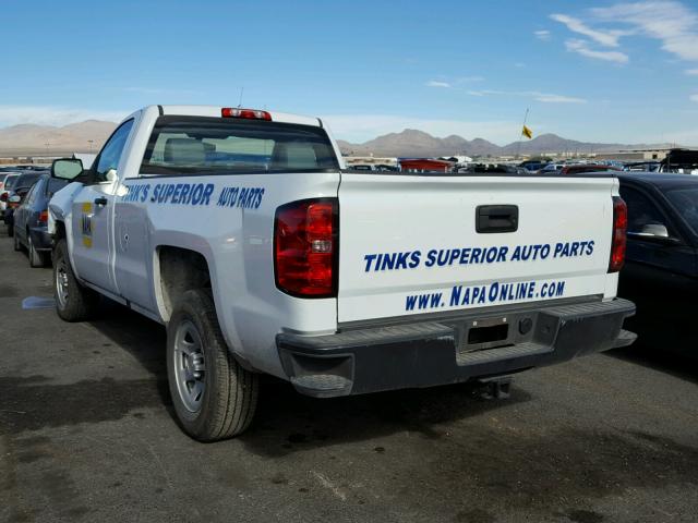 1GCNCNEH4GZ378269 - 2016 CHEVROLET SILVERADO WHITE photo 3