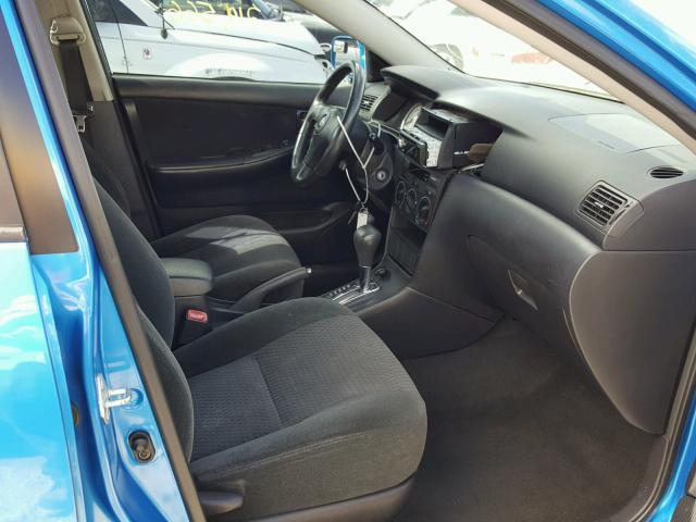 2T1BR32EX7C821891 - 2007 TOYOTA COROLLA CE BLUE photo 5