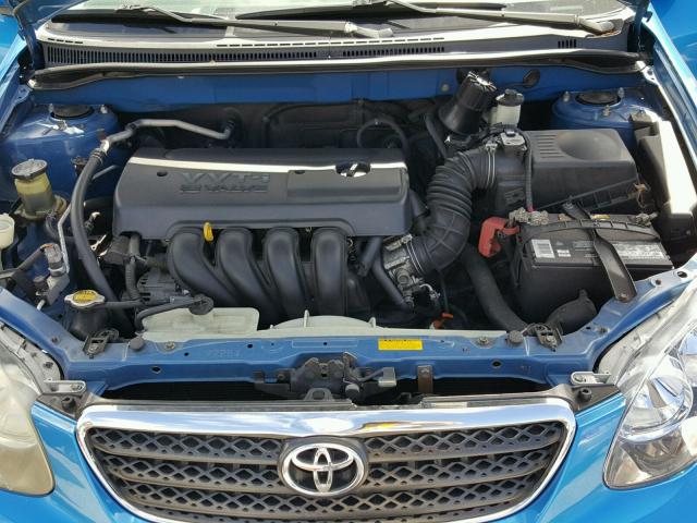 2T1BR32EX7C821891 - 2007 TOYOTA COROLLA CE BLUE photo 7