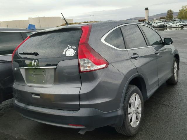 3CZRM3H59DG703220 - 2013 HONDA CR-V EX GRAY photo 4