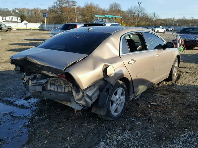 1G1ZG57B38F178946 - 2008 CHEVROLET MALIBU LS TAN photo 4