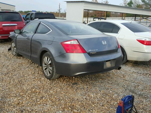 1HGCS12788A015943 - 2008 HONDA ACCORD EX GRAY photo 3