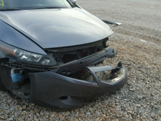 1HGCS12788A015943 - 2008 HONDA ACCORD EX GRAY photo 9