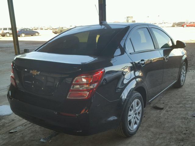 1G1JB5SH9H4149230 - 2017 CHEVROLET SONIC LS BLACK photo 4