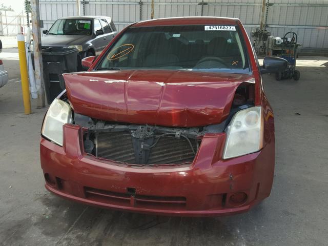 3N1AB61E28L620166 - 2008 NISSAN SENTRA 2.0 RED photo 9