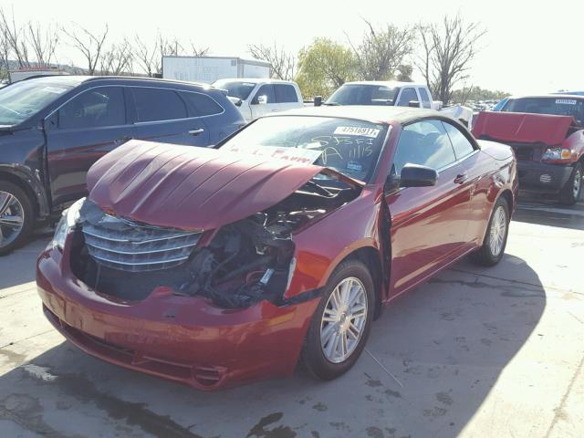 1C3LC45B09N543889 - 2009 CHRYSLER SEBRING LX RED photo 2