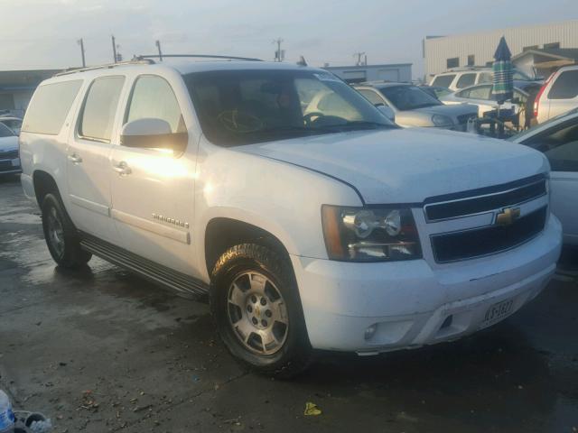 3GNFC16J87G121606 - 2007 CHEVROLET SUBURBAN C WHITE photo 1