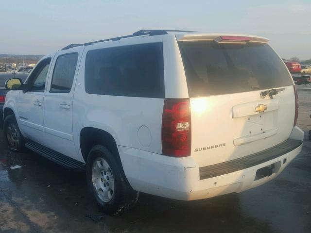 3GNFC16J87G121606 - 2007 CHEVROLET SUBURBAN C WHITE photo 3