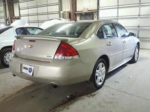 2G1WB5E33C1167359 - 2012 CHEVROLET IMPALA LT BEIGE photo 4