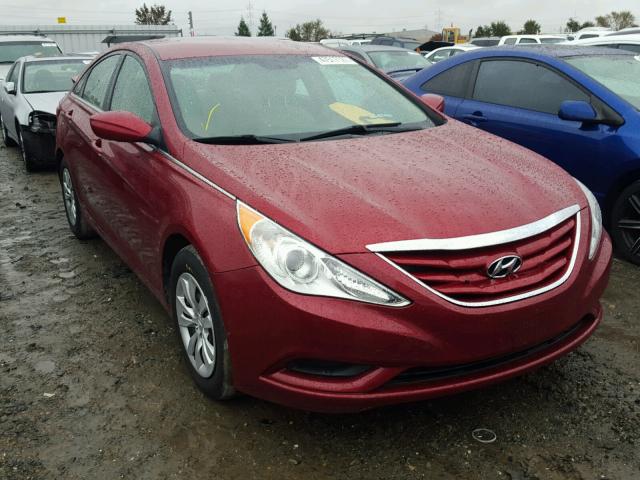 5NPEB4AC6CH321368 - 2012 HYUNDAI SONATA GLS RED photo 1