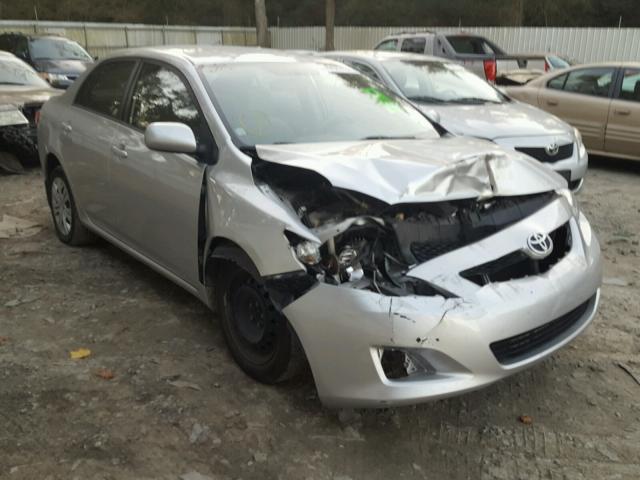 1NXBU4EE3AZ301442 - 2010 TOYOTA COROLLA BA SILVER photo 1