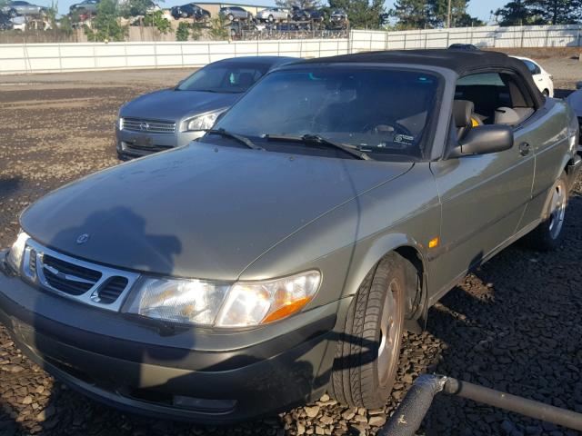 YS3DD75N1X7021209 - 1999 SAAB 9-3 S GREEN photo 2