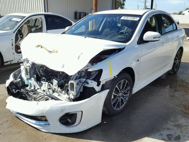 JA32U2FU9HU002092 - 2017 MITSUBISHI LANCER ES WHITE photo 2