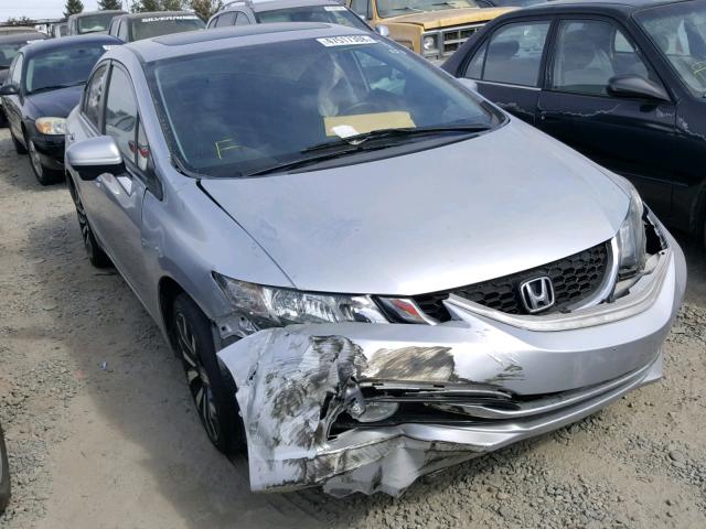 2HGFB2F99FH510987 - 2015 HONDA CIVIC EXL 银色 照片 1