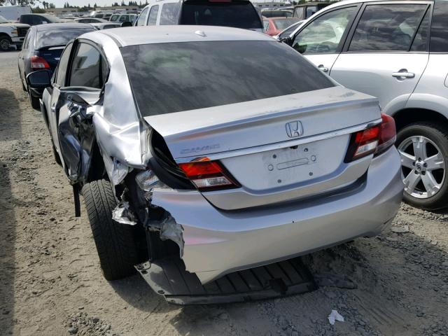 2HGFB2F99FH510987 - 2015 HONDA CIVIC EXL 银色 照片 3