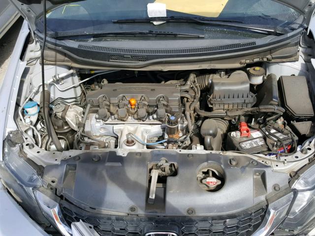 2HGFB2F99FH510987 - 2015 HONDA CIVIC EXL 银色 照片 7