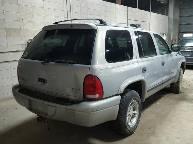 1B4HS28Y6XF523188 - 1999 DODGE DURANGO SILVER photo 4