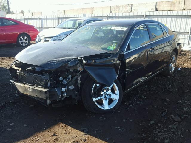 1G1ZC5E07AF244918 - 2010 CHEVROLET MALIBU 1LT BLACK photo 2