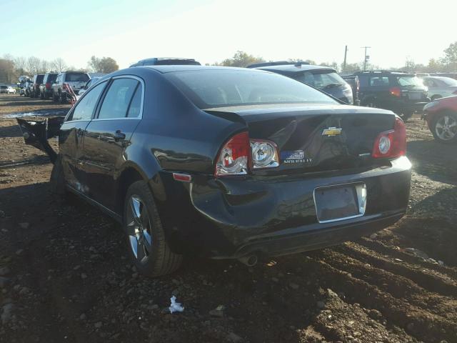 1G1ZC5E07AF244918 - 2010 CHEVROLET MALIBU 1LT BLACK photo 3