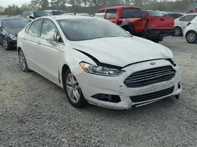 3FA6P0H73FR249639 - 2015 FORD FUSION SE WHITE photo 1