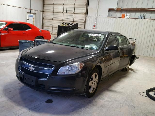 1G1ZG57BX8F251391 - 2008 CHEVROLET MALIBU LS შავი ფოტო 2