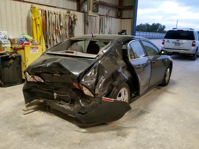 1G1ZG57BX8F251391 - 2008 CHEVROLET MALIBU LS შავი ფოტო 4