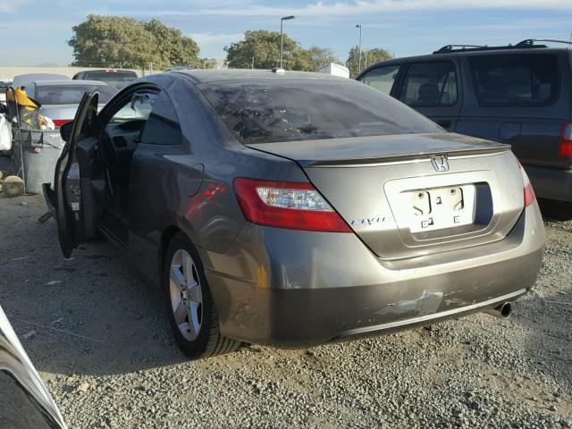 2HGFG12898H526473 - 2008 HONDA CIVIC EX GRAY photo 3