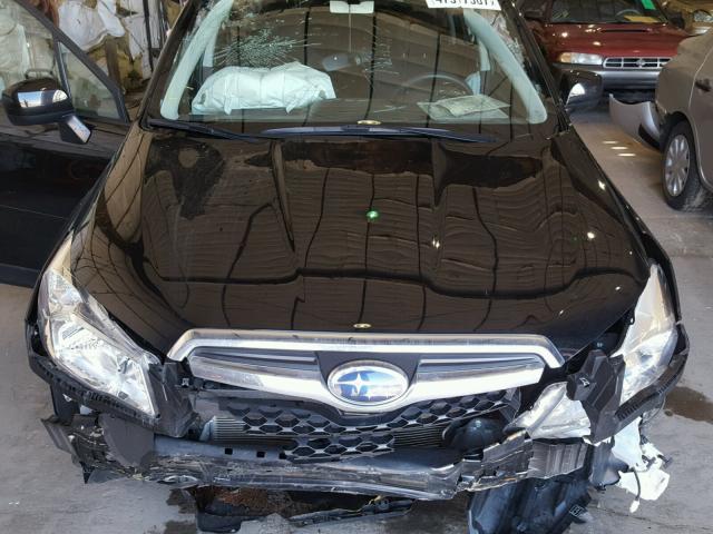 JF2SJAEC1EH400934 - 2014 SUBARU FORESTER 2 BLACK photo 7