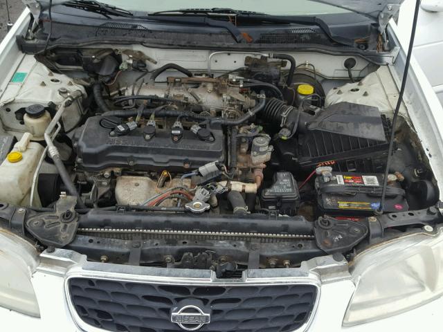 3N1CB51DX1L456066 - 2001 NISSAN SENTRA XE WHITE photo 7