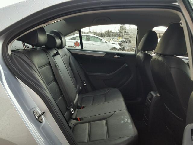 3VWLL7AJ4CM038978 - 2012 VOLKSWAGEN JETTA TDI SILVER photo 6