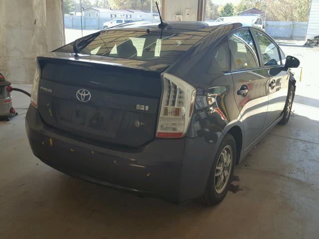 JTDKN3DU2B1385826 - 2011 TOYOTA PRIUS 灰色 照片 4