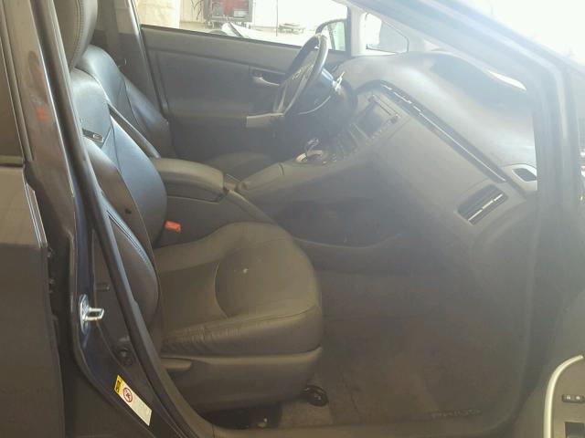 JTDKN3DU2B1385826 - 2011 TOYOTA PRIUS 灰色 照片 5