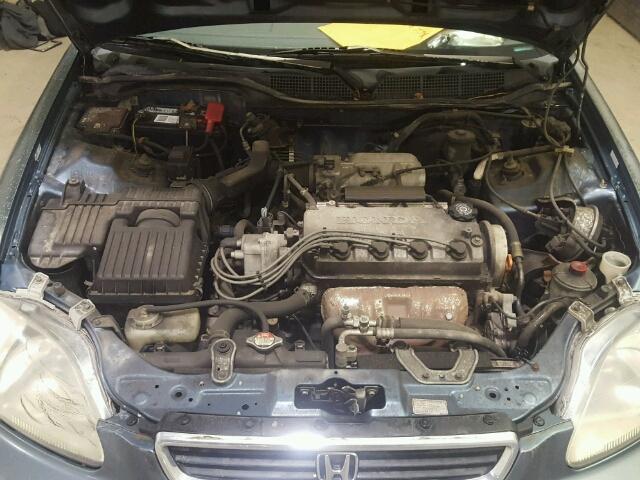 JHMEJ8645WS000633 - 1998 HONDA CIVIC EX 青色 照片 7