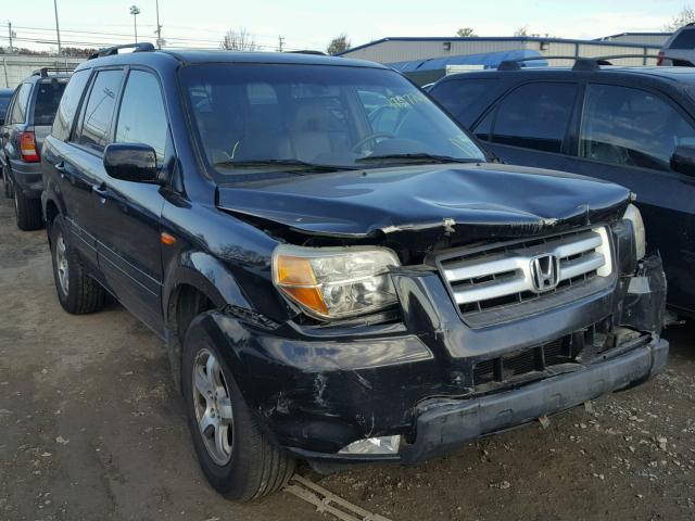 5FNYF18536B019868 - 2006 HONDA PILOT EX BLACK photo 1