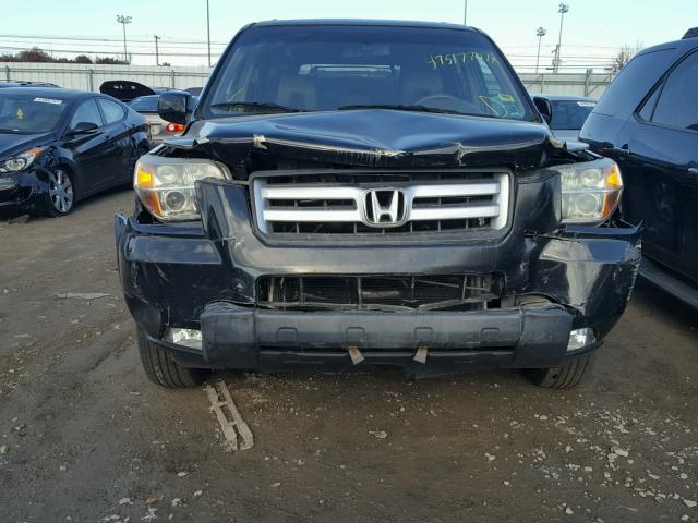 5FNYF18536B019868 - 2006 HONDA PILOT EX BLACK photo 9