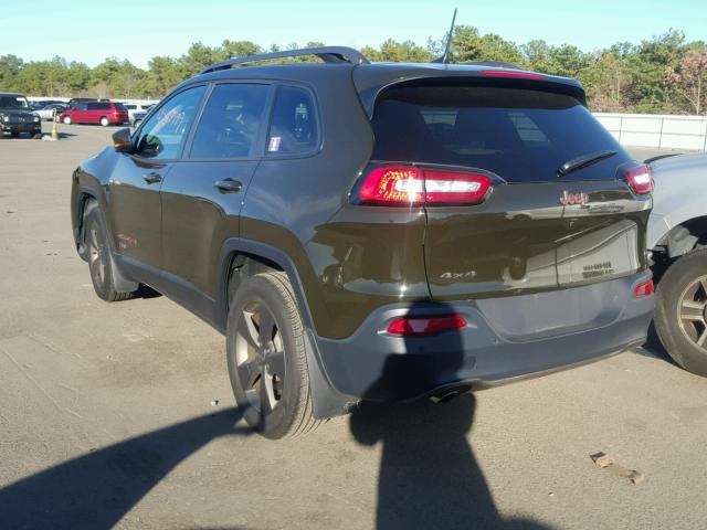 1C4PJMCB1GW306504 - 2016 JEEP CHEROKEE L GREEN photo 3