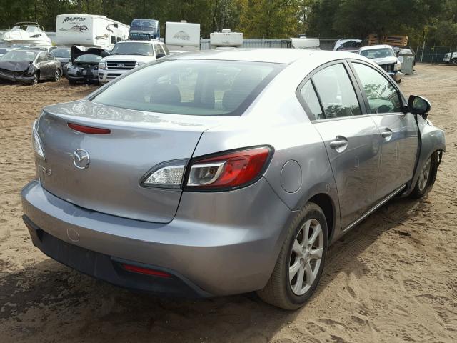 JM1BL1SG6A1208587 - 2010 MAZDA 3 I SILVER photo 4