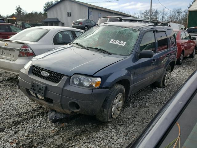 1FMYU93136KA24110 - 2006 FORD ESCAPE XLT BLUE photo 2