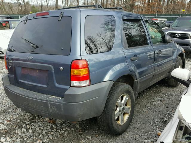 1FMYU93136KA24110 - 2006 FORD ESCAPE XLT BLUE photo 4