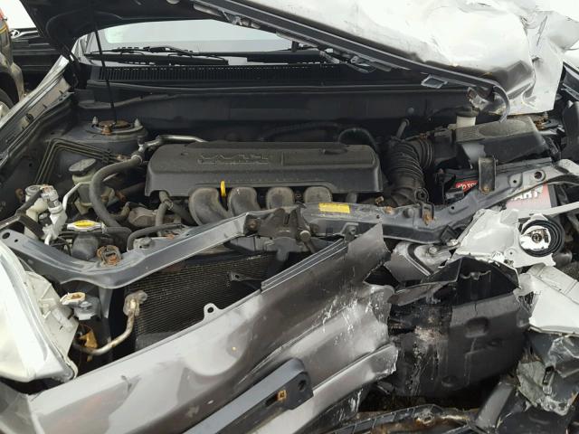 2T1KR32E67C669575 - 2007 TOYOTA COROLLA MA GRAY photo 7