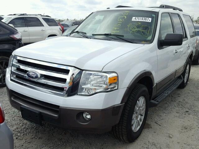 1FMJU1H59DEF38117 - 2013 FORD EXPEDITION WHITE photo 2