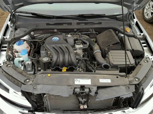 3VW2K7AJ2FM300371 - 2015 VOLKSWAGEN JETTA BASE SILVER photo 7