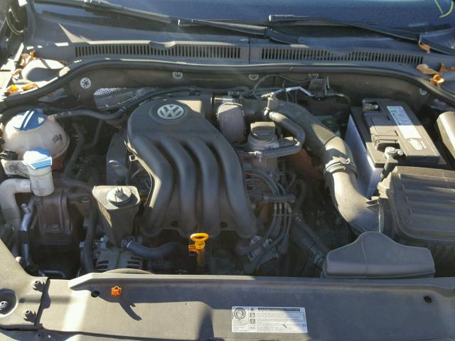 3VW2K7AJ3CM338073 - 2012 VOLKSWAGEN JETTA BASE BLACK photo 7