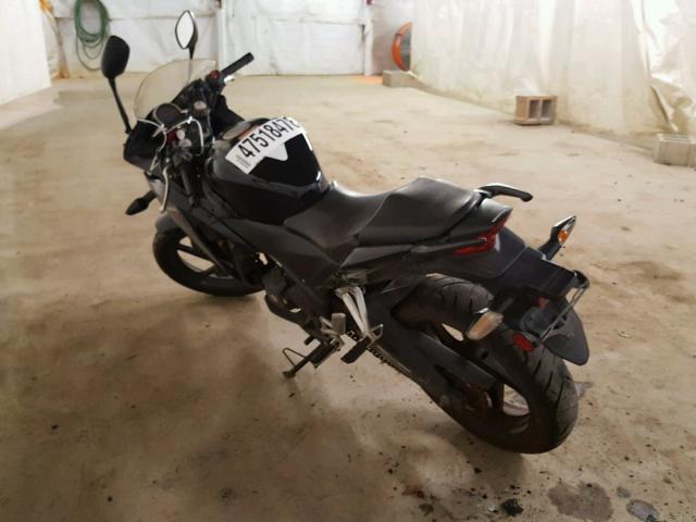 MLHMC4101D5301929 - 2013 HONDA CBR250 R BLACK photo 3