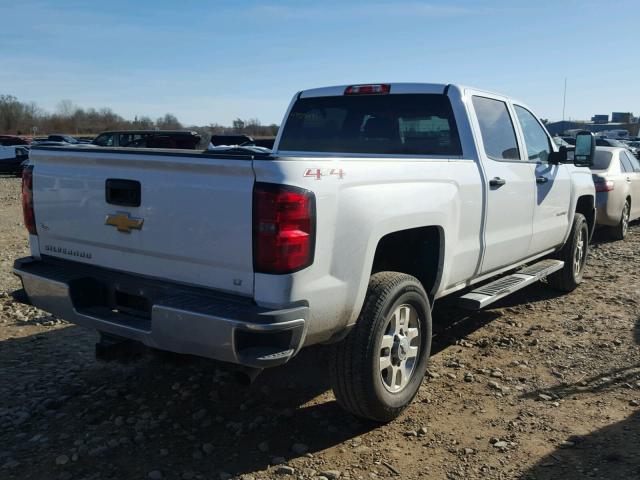 1GC1KVEG7FF153238 - 2015 CHEVROLET SILVERADO WHITE photo 4