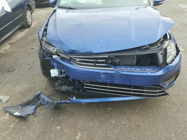 1VWAT7A3XGC031534 - 2016 VOLKSWAGEN PASSAT BLUE photo 7