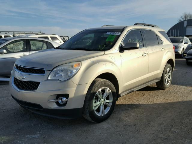 2CNALPEW4A6235524 - 2010 CHEVROLET EQUINOX LT GOLD photo 2