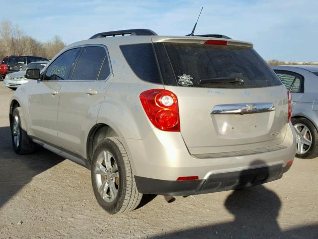 2CNALPEW4A6235524 - 2010 CHEVROLET EQUINOX LT GOLD photo 3