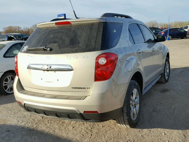 2CNALPEW4A6235524 - 2010 CHEVROLET EQUINOX LT GOLD photo 4