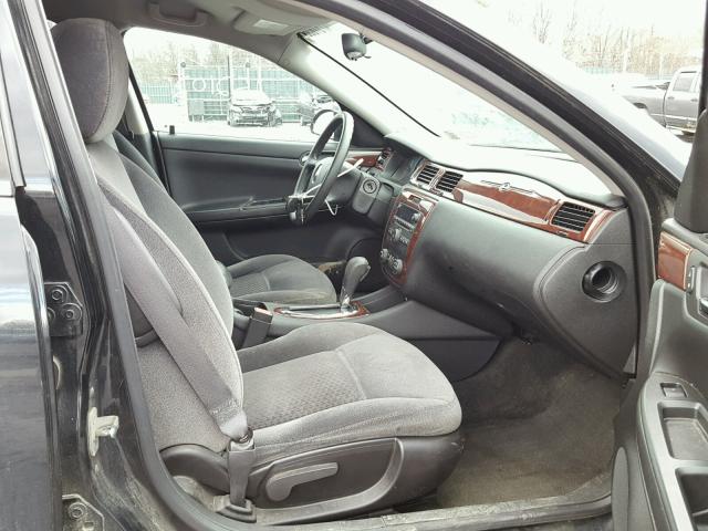 2G1WA5EK7A1118091 - 2010 CHEVROLET IMPALA LS BLACK photo 5